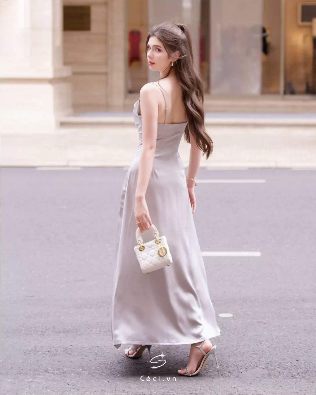 SILLY DRESS 546 - XÁM - Ảnh 5