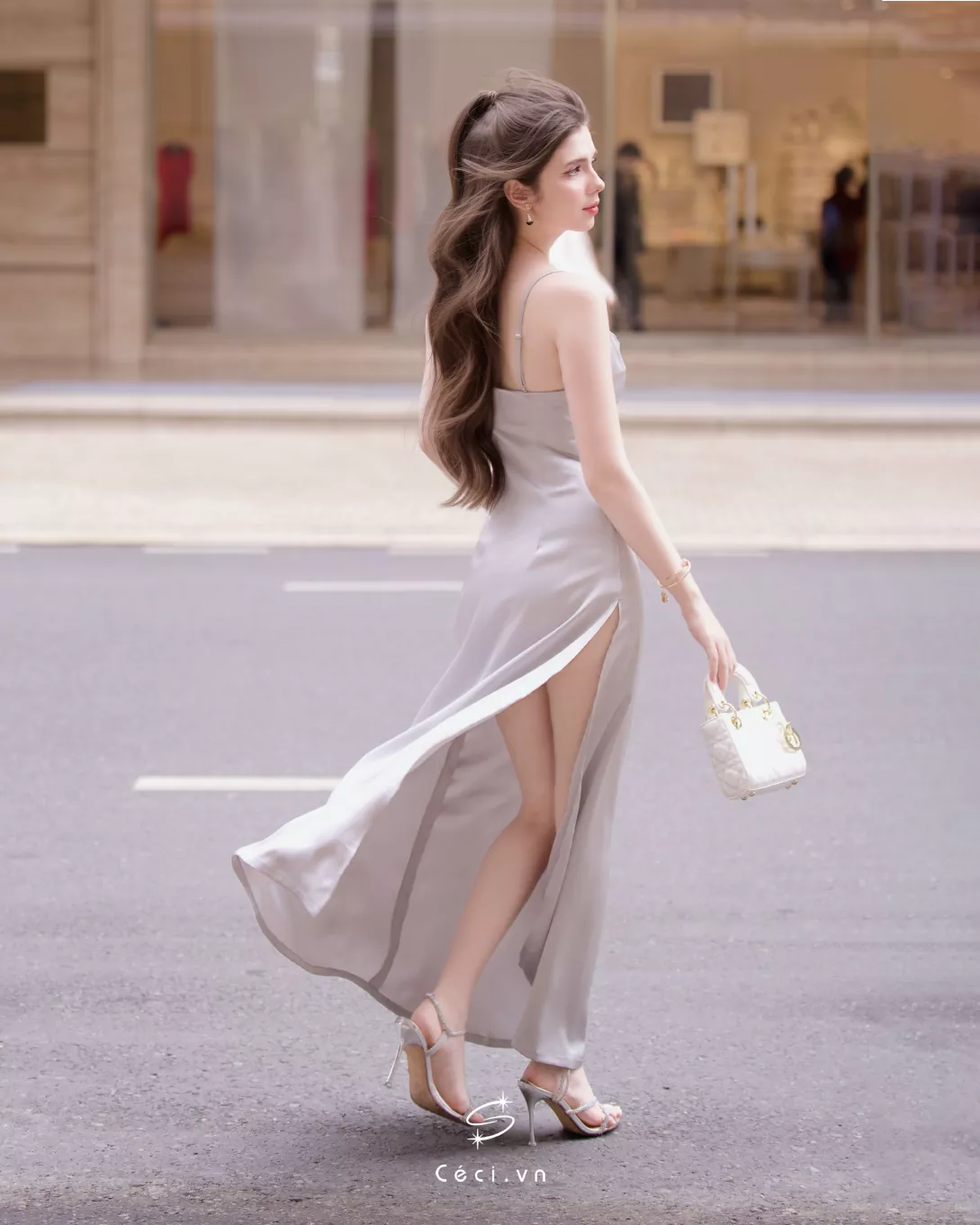 SILLY DRESS 546 - XÁM - Ảnh 3
