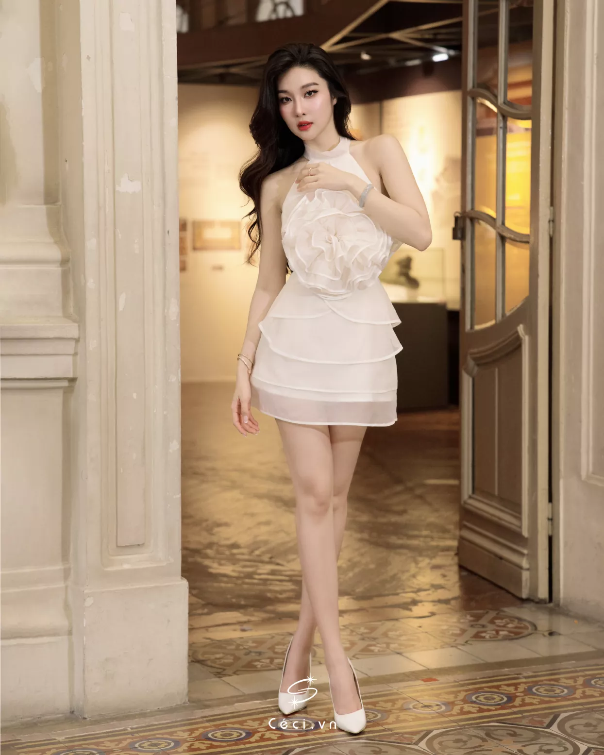 POEM DRESS 692 – TRẮNG KEM