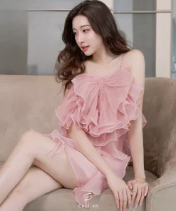 Alternative view of IVY DRESS 661 – HỒNG