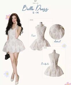 Alternative view of BELLE DRESS 709