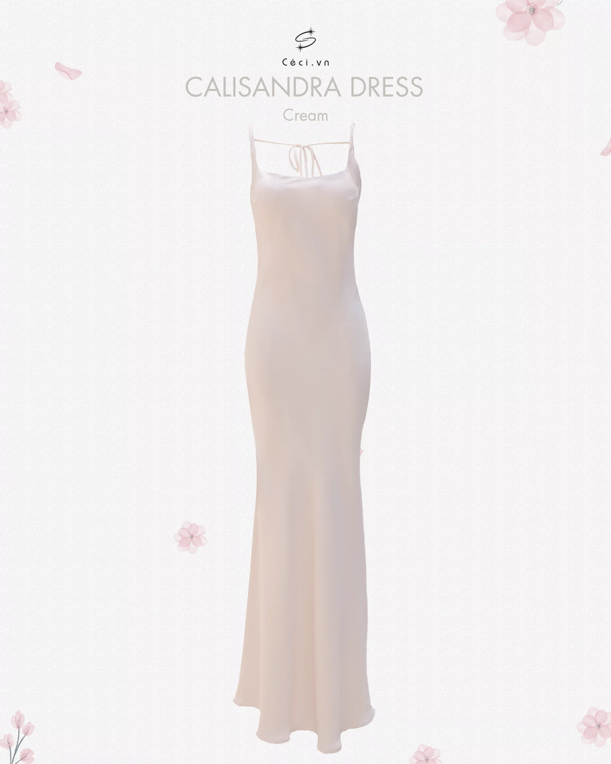 CALISANDRA DRESS 729 - BLUSH IVORY