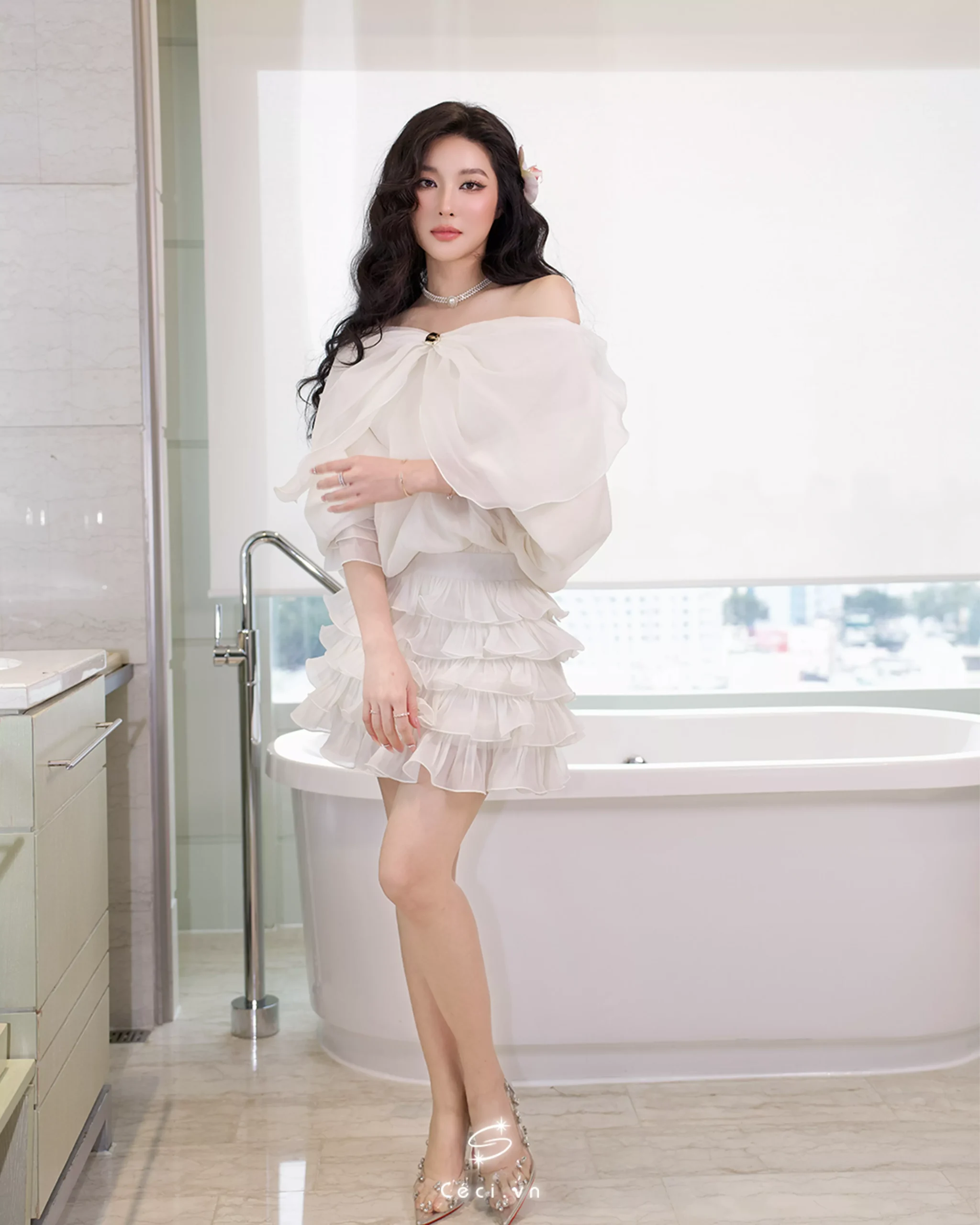 FIORA DRESS 714 - KEM - Ảnh 5