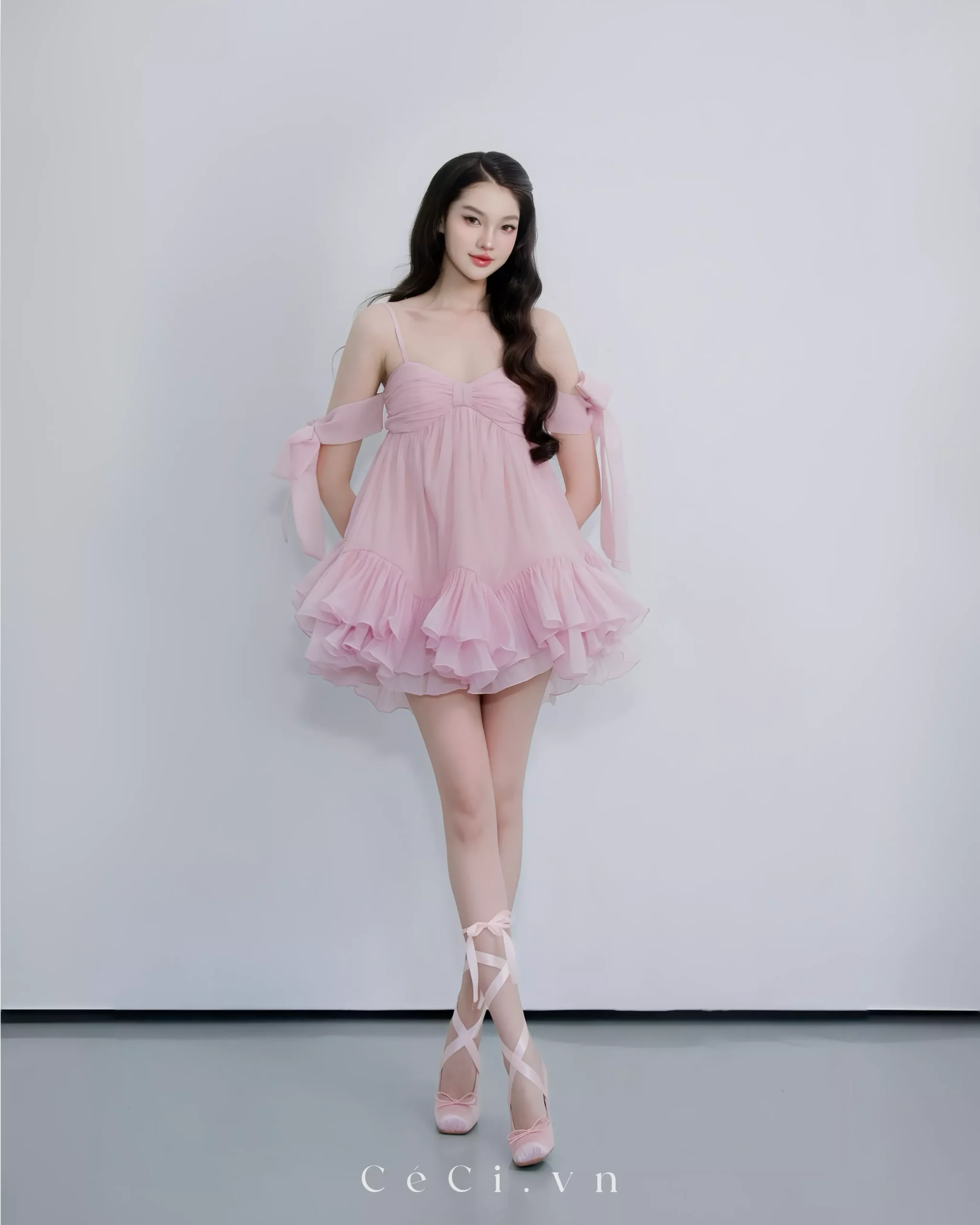 PHOEBE DRESS 704 - HỒNG