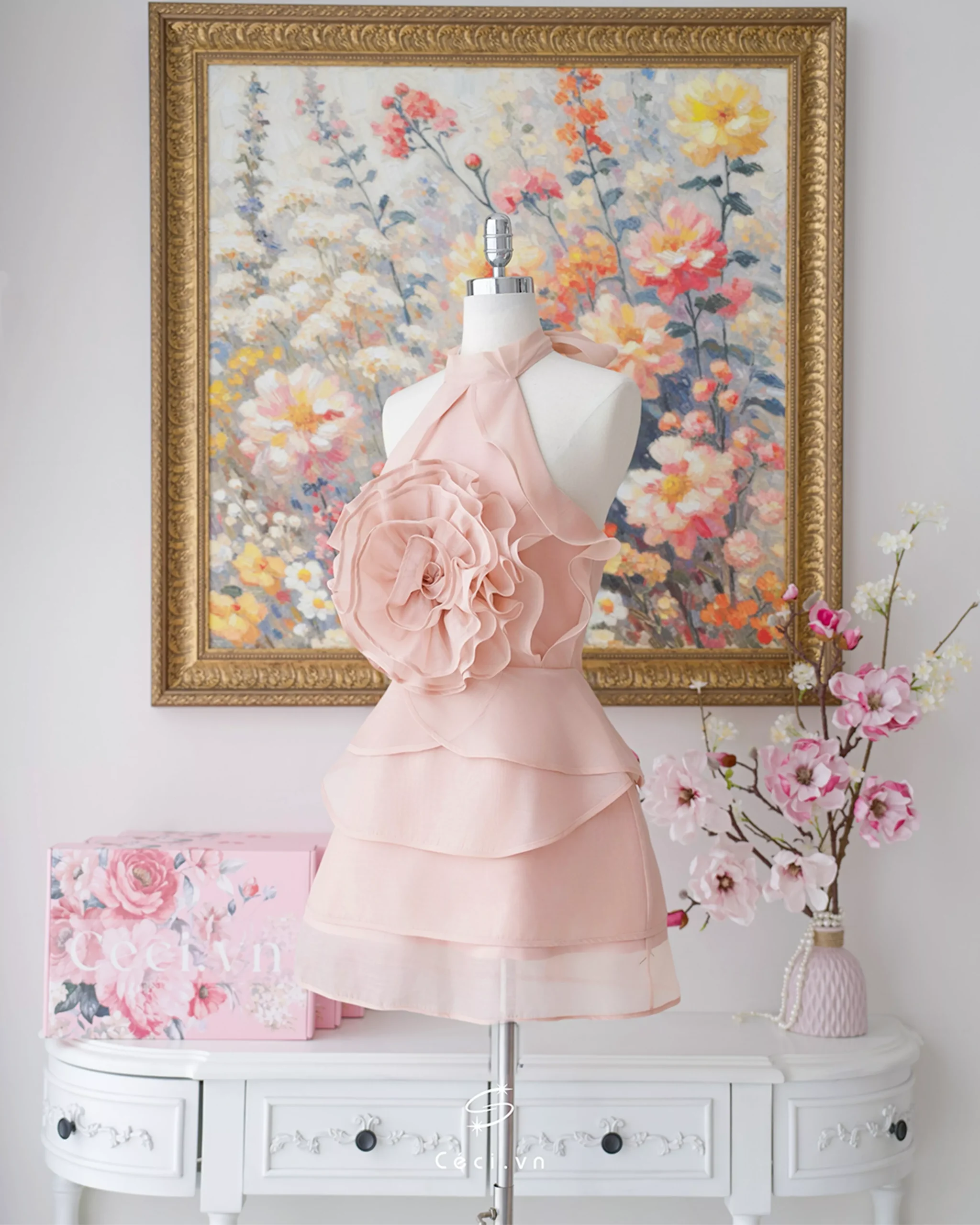 POEM DRESS 692 – NÂU MOCHA - Ảnh 3