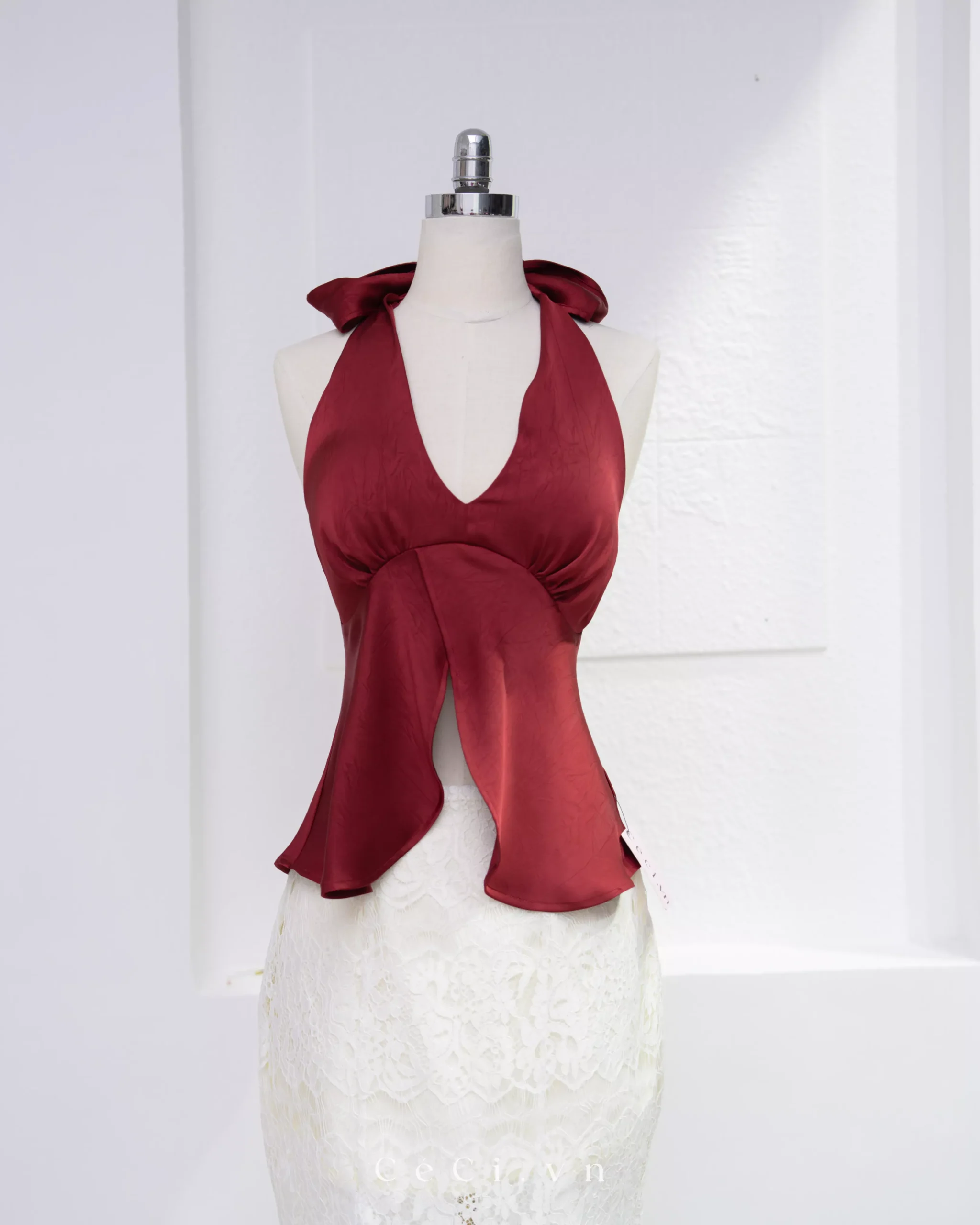 MAVIS TOP 722 - BURGUNDY NOIR