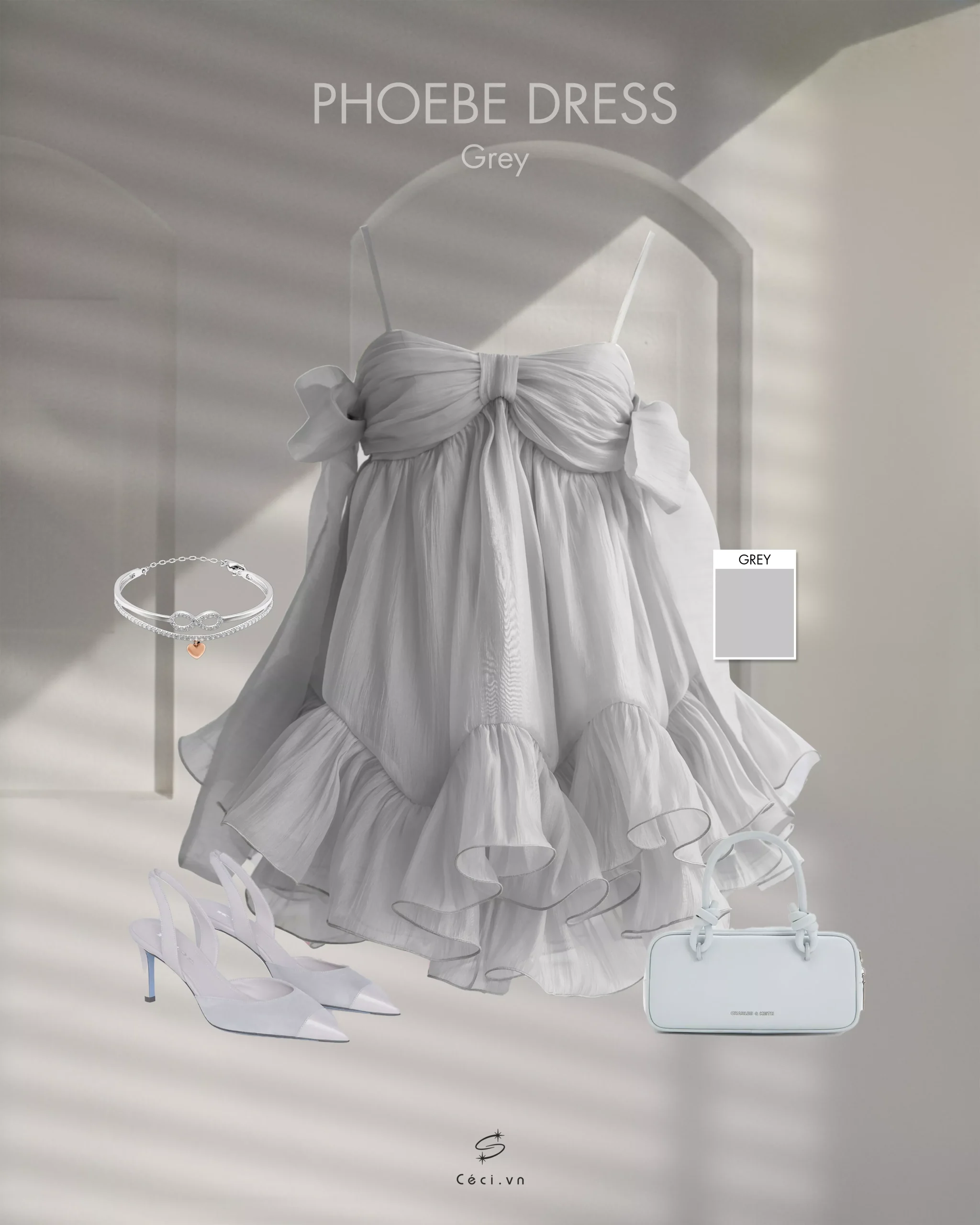 PHOEBE DRESS 704 – XÁM