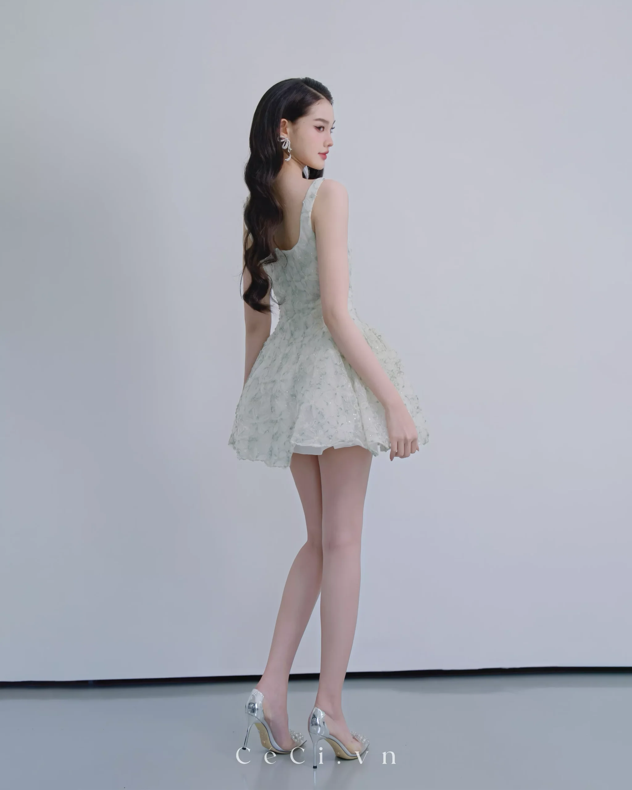 Alternative view of SERAPHINE DRESS 718 - OLIVE