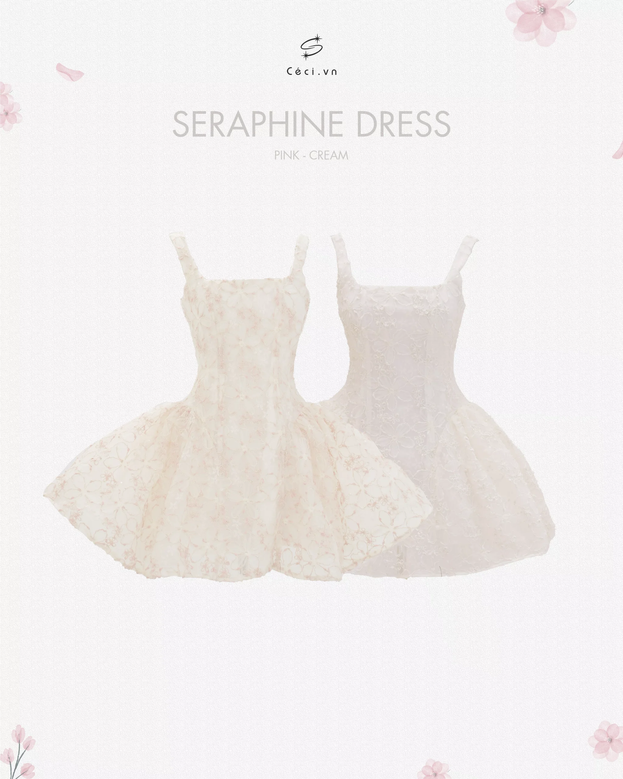 Alternative view of SERAPHINE DRESS 718 - HỒNG