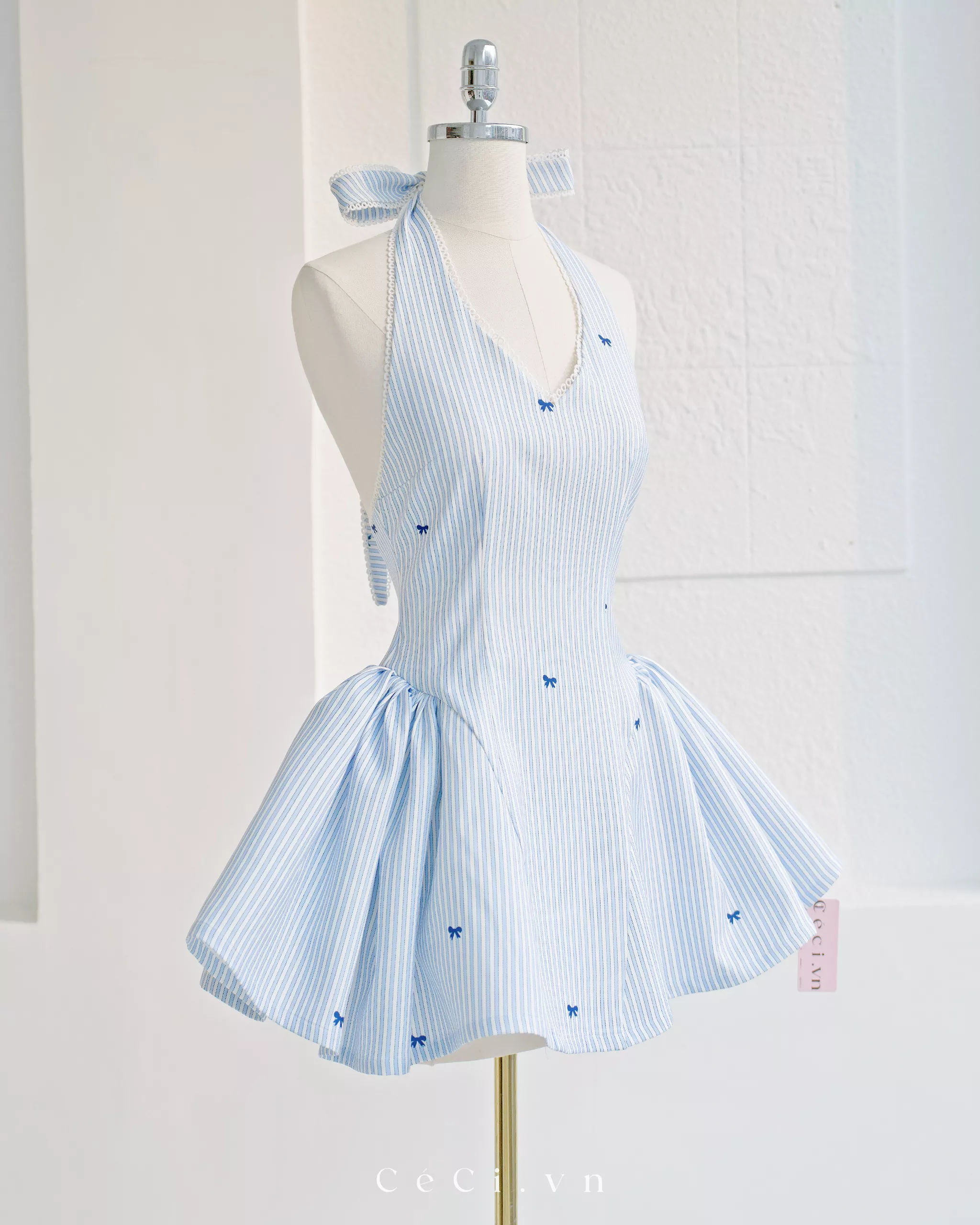 BELLE DRESS 709 - BOW BLUEBELL - Ảnh 3