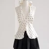 MAVIS TOP 722 –  IVORY POLKA
